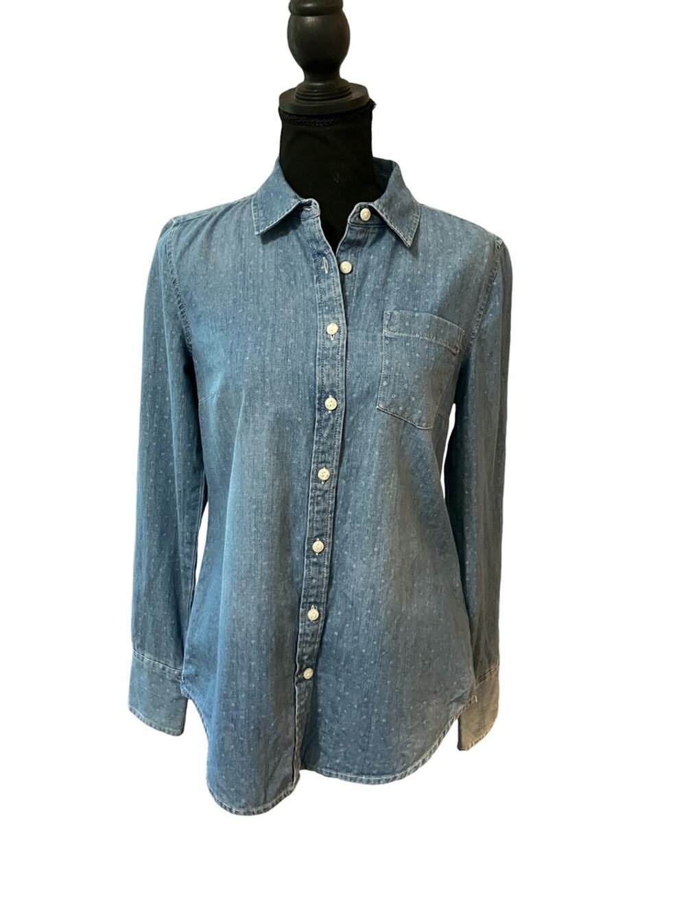 Light Blue Denim  Button-Up Shirt SP Tommy Hilfiger
